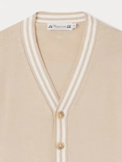 BONPOINT Cardigan Corbin Rayures Sable 7 BONPOINT Cardigan Corbin Rayures Sable -Bébé Vêtements Boutique C04BCAK00002 205 C04BCAK00002 205 3