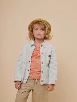 BONPOINT Surchemise Aurele Bleu Aqua