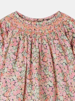 BONPOINT Blouse Smockée Griotte Corail -Bébé Vêtements Boutique C04XBLW00002 535A C04XBLW00002 535A 3