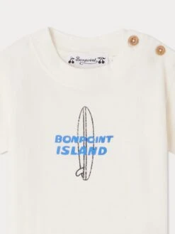 BONPOINT T-shirt Tom Ecru -Bébé Vêtements Boutique C04YTSK00001 103 C04YTSK00001 103 3