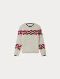 BONPOINT Pull Branis Gris Chine Clair