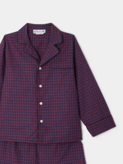 BONPOINT Pyjama Dormeur Carreaux Marine -Bébé Vêtements Boutique N02BNIWO0101 370 N02BNIWO0101 370 3