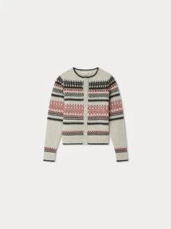 BONPOINT Cardigan Toesie Gris Chine Clair