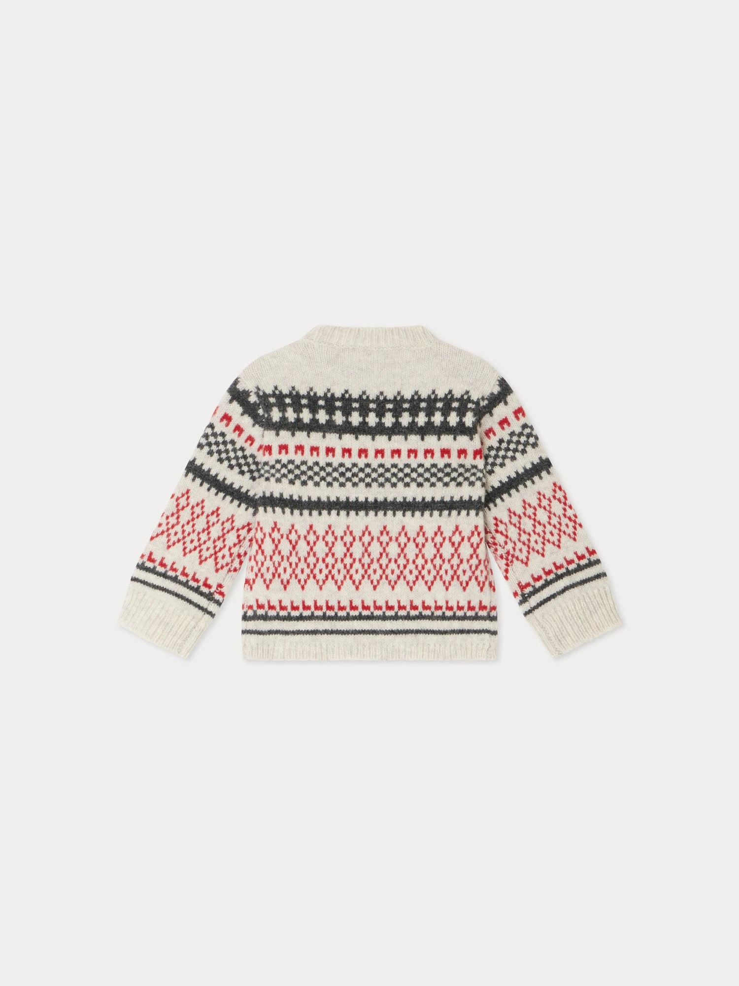 BONPOINT Pull Berthilie Gris Chine Clair 4 BONPOINT Pull Berthilie Gris Chine Clair – Image 2