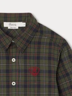 BONPOINT Chemise Tangui Vert Ardoise -Bébé Vêtements Boutique N03BSHW00001 448 N03BSHW00001 448 3