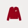 BONPOINT Cardigan Twist Rubis
