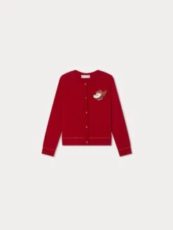 BONPOINT Cardigan Twist Rubis