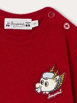 BONPOINT Pull Almire Rubis -Bébé Vêtements Boutique N03YJUK00102 152B N03YJUK00102 152B 3