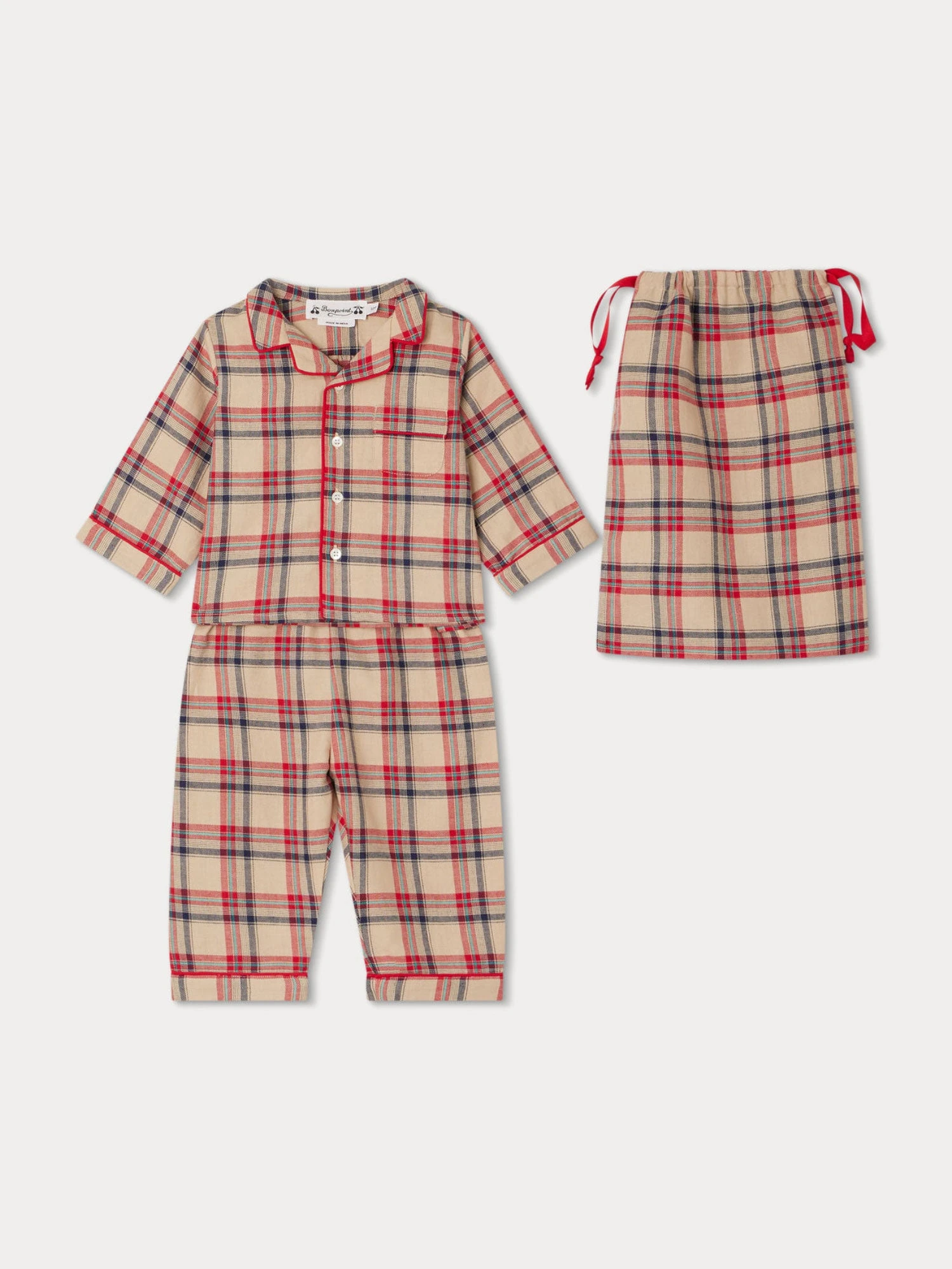 BONPOINT Pyjama Badinerie Cerise 4 BONPOINT Pyjama Badinerie Cerise – Image 2