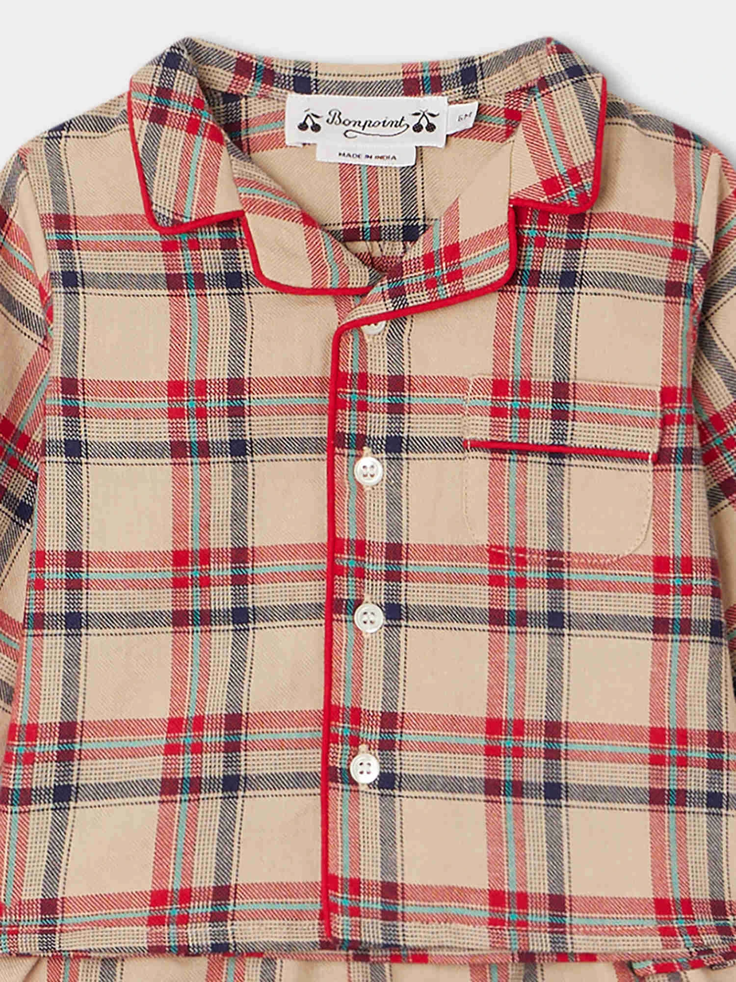 BONPOINT Pyjama Badinerie Cerise 6 BONPOINT Pyjama Badinerie Cerise – Image 4