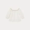 BONPOINT Blouse à Encolure Carrée Brodée Fille Blanc Lait 2 BONPOINT Blouse à Encolure Carrée Brodée Fille Blanc Lait -Bébé Vêtements Boutique P02GBLWO0701 002 P02GBLWO0701 002 4