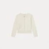 BONPOINT Cardigan En Coton Côtelé Fille Blanc Lait -Bébé Vêtements Boutique P02GCAKN0201 002 P02GCAKN0201 002 4