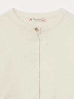 BONPOINT Cardigan En Coton Côtelé Fille Blanc Lait -Bébé Vêtements Boutique P02GCAKN0201 002 P02GCAKN0201 002 6