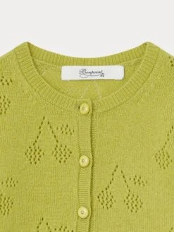 BONPOINT Cardigan En Cachemire Bébé Vert Clair 7 BONPOINT Cardigan En Cachemire Bébé Vert Clair -Bébé Vêtements Boutique P02ZCAKN0303 044 P02ZCAKN0303 044 6