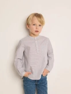 BONPOINT Chemise Claude Rayures Gris