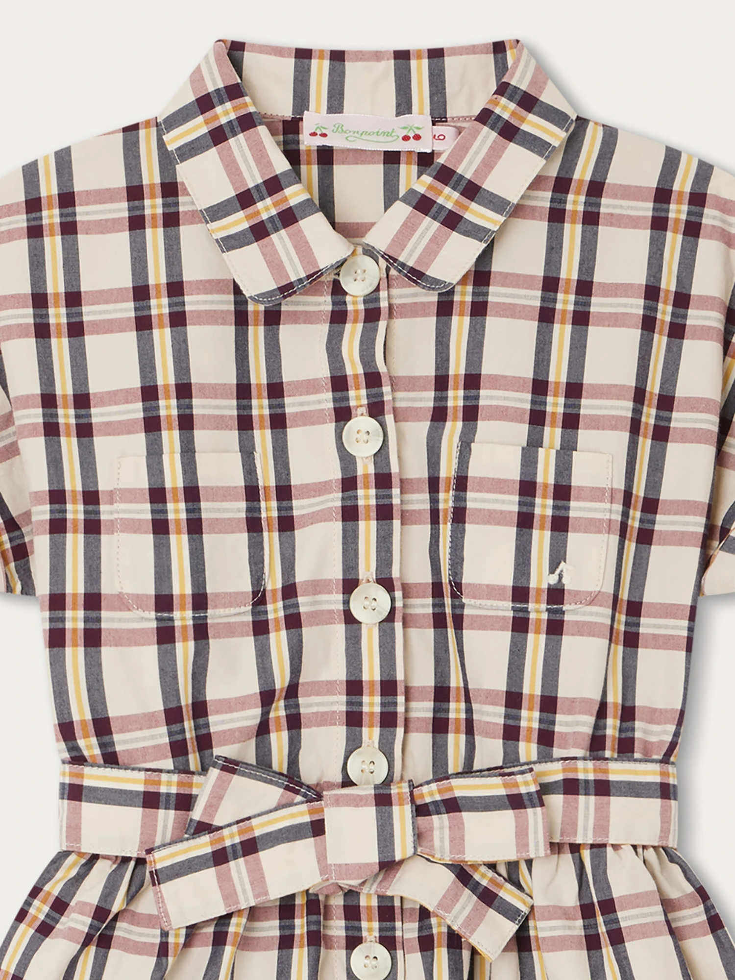 BONPOINT Robe Gisele Bordeaux 5 BONPOINT Robe Gisele Bordeaux – Image 3