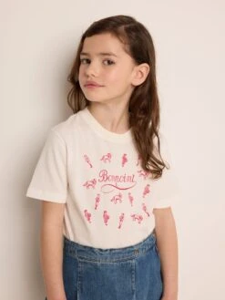 BONPOINT T-shirt Thida Blanc Lait