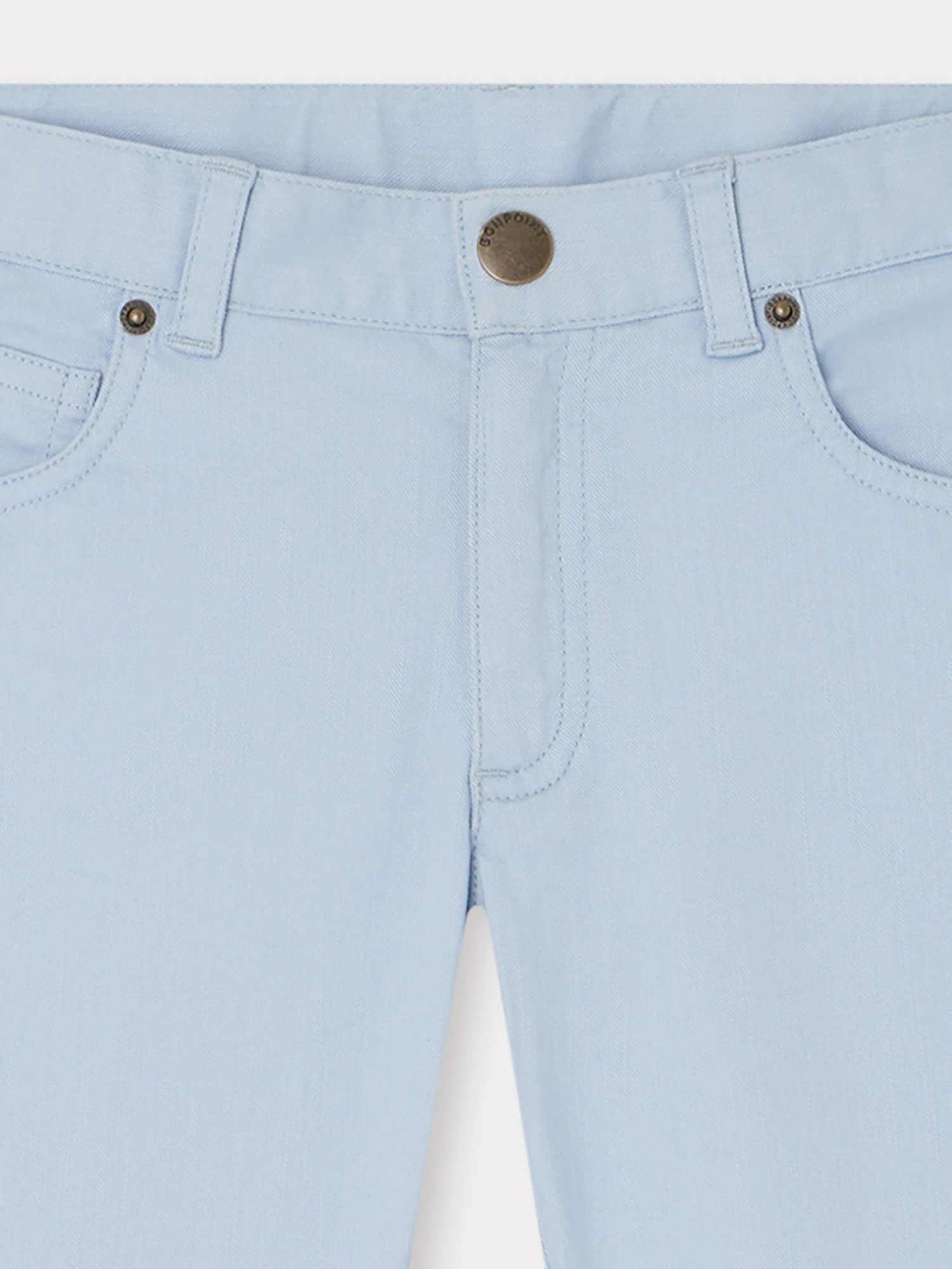 BONPOINT Pantalon Dewey Bleu Mer 5 BONPOINT Pantalon Dewey Bleu Mer – Image 3