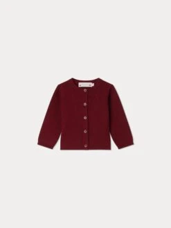 BONPOINT Cardigan Carina BORDEAUX