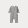 BONPOINT Combinaison Cachemire Bébé Gris Chiné Clair -Bébé Vêtements Boutique PEBDA2322CO 092 PEBDA2322CO 092 1
