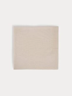 BONPOINT Couverture En Cachemire Bébé Blanc Lait
