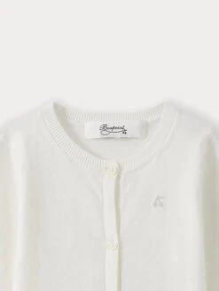 BONPOINT Cardigan Bébé Blanc Lait 7 BONPOINT Cardigan Bébé Blanc Lait -Bébé Vêtements Boutique PEBDA2557CA 102 PEBDA2557CA 102 3