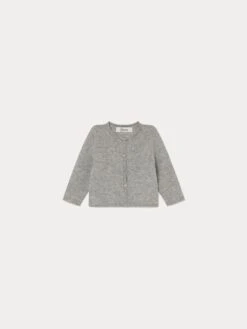BONPOINT Cardigan Cachemire Bébé Gris Chine Clair