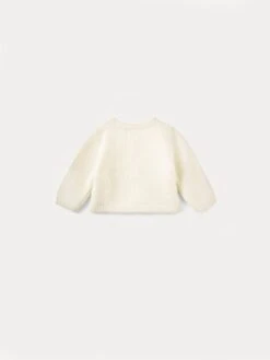 BONPOINT Cardigan Bébé En Cachemire Blanc Lait -Bébé Vêtements Boutique PEBDA2734CA 002 PEBDA2734CA 002 3