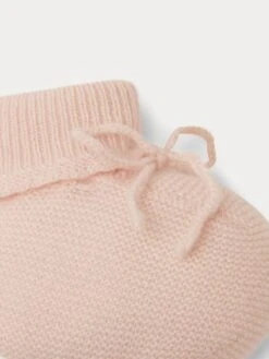 BONPOINT Chaussons En Cachemire Bébé Rose Pâle -Bébé Vêtements Boutique PEBDA2837CH 021 PEBDA2837CH 021 3
