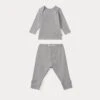 BONPOINT Ensemble Pebio Gris Chiné Clair -Bébé Vêtements Boutique PEBIOENSEMB 092 PEBIOENSEMB 092 1