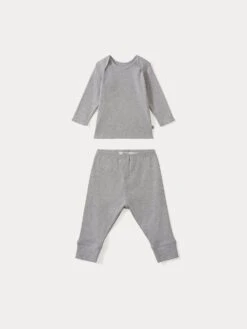 BONPOINT Ensemble Pebio Gris Chiné Clair