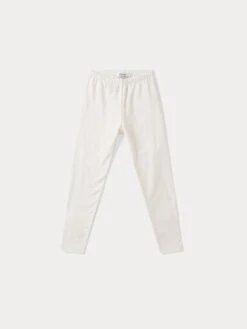 BONPOINT Legging Uni Blanc Lait