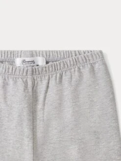 BONPOINT Legging Uni Gris Chiné Clair -Bébé Vêtements Boutique PEBTI3185CA 092 PEBTI3185CA 092 3