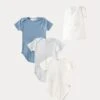 BONPOINT Lot De 3 Bodies En Coton Bio Bébé Ciel -Bébé Vêtements Boutique PEBTIBODYS3 110 PEBTIBODYS3 110 1