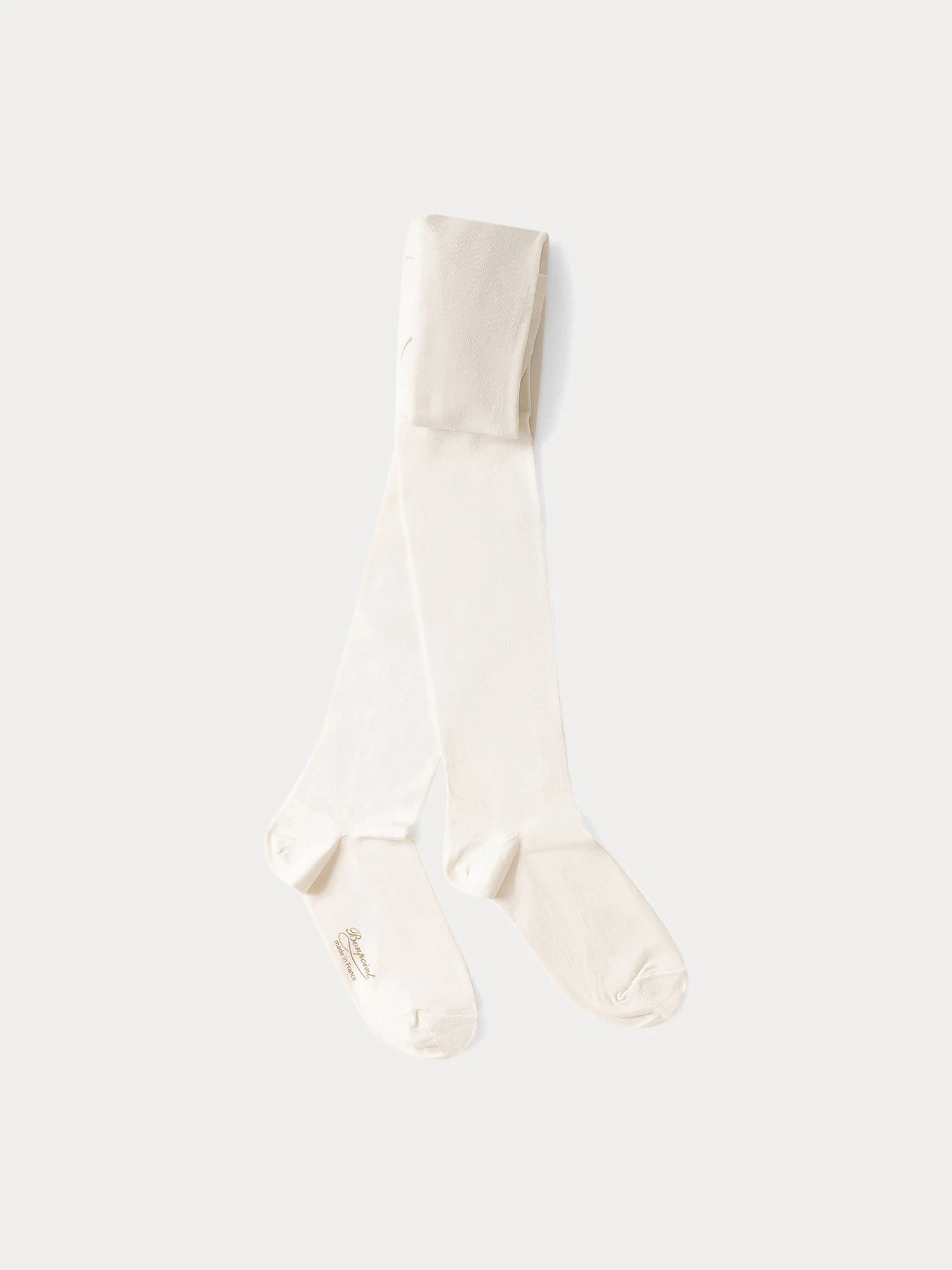 BONPOINT Collant En Microfibre Fille Blanc Lait 3 BONPOINT Collant En Microfibre Fille Blanc Lait