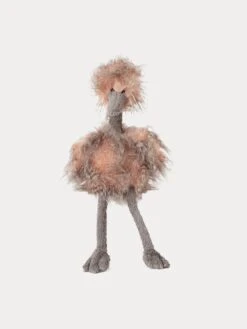 BONPOINT Peluche Autruche Odette Rose Poudré