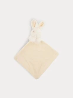 BONPOINT Doudou Lapin En Fausse Fourrure Bébé Blanc Lait