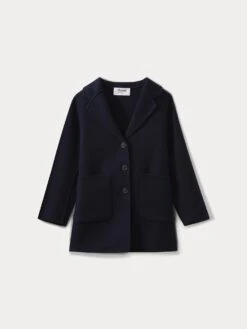 BONPOINT Manteau En Cachemire Fille Marine