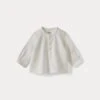 BONPOINT Chemise En Coton Biologique Bébé Blanc Lait