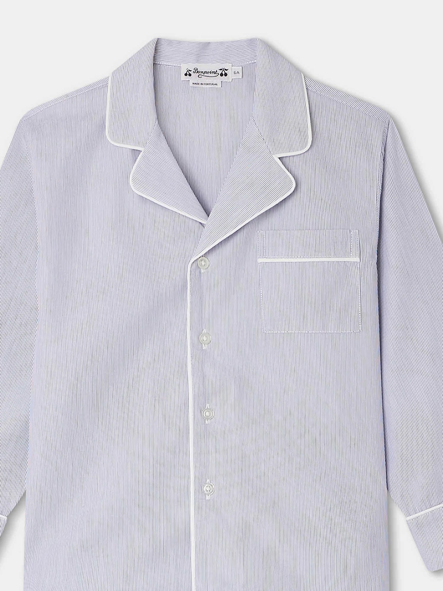 BONPOINT Pyjama Dormeur Rayures Bleu Nuit 5 BONPOINT Pyjama Dormeur Rayures Bleu Nuit – Image 3