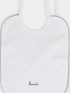 BONPOINT Lot De Bavoirs Brodés Blanc -Bébé Vêtements Boutique PESBAVOIRS 000 PESBAVOIRS 000 6