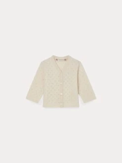 BONPOINT Cardigan En Cachemire Ajouré Bébé Naturel