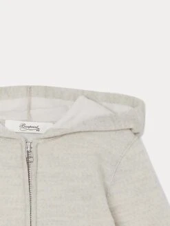 BONPOINT Sweat-shirt En Mérinos Bébé Gris Chiné Clair -Bébé Vêtements Boutique S02YCAKN0501 092 S02YCAKN0501 092 3