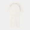 BONPOINT Ensemble Abricota Blanc Lait -Bébé Vêtements Boutique S03ZSEK00102 002 S03ZSEK00102 002 1