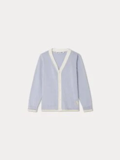 BONPOINT Cardigan Fabiano Rayures Ciel