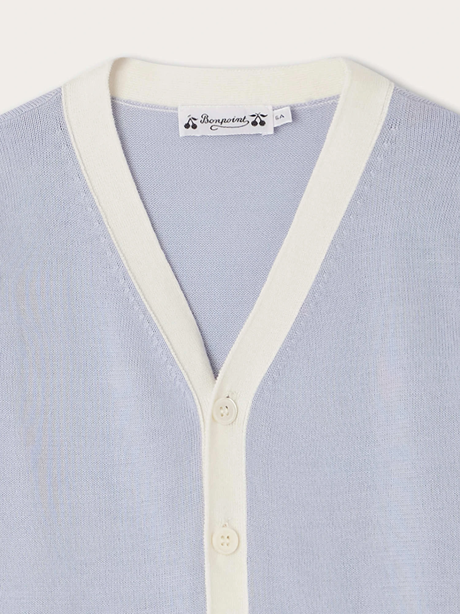 BONPOINT Cardigan Fabiano Rayures Ciel 5 BONPOINT Cardigan Fabiano Rayures Ciel – Image 3