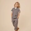 BONPOINT Pantalon Connell Gris Ardoise 1 BONPOINT Pantalon Connell Gris Ardoise -Bébé Vêtements Boutique S04BPAW00001 096 S04BPAW00001 096 0