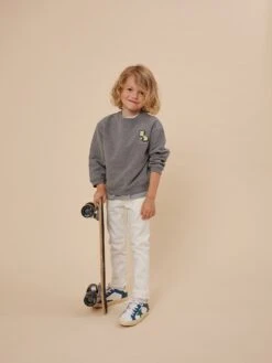 BONPOINT Sweat Tonino Gris Chiné Foncé 9 BONPOINT Sweat Tonino Gris Chiné Foncé -Bébé Vêtements Boutique S04BSWK00003 195C S04BSWK00003 195C 5