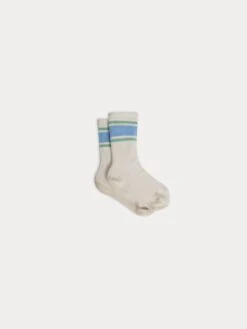 BONPOINT Chaussettes Franz Rayures Ciel