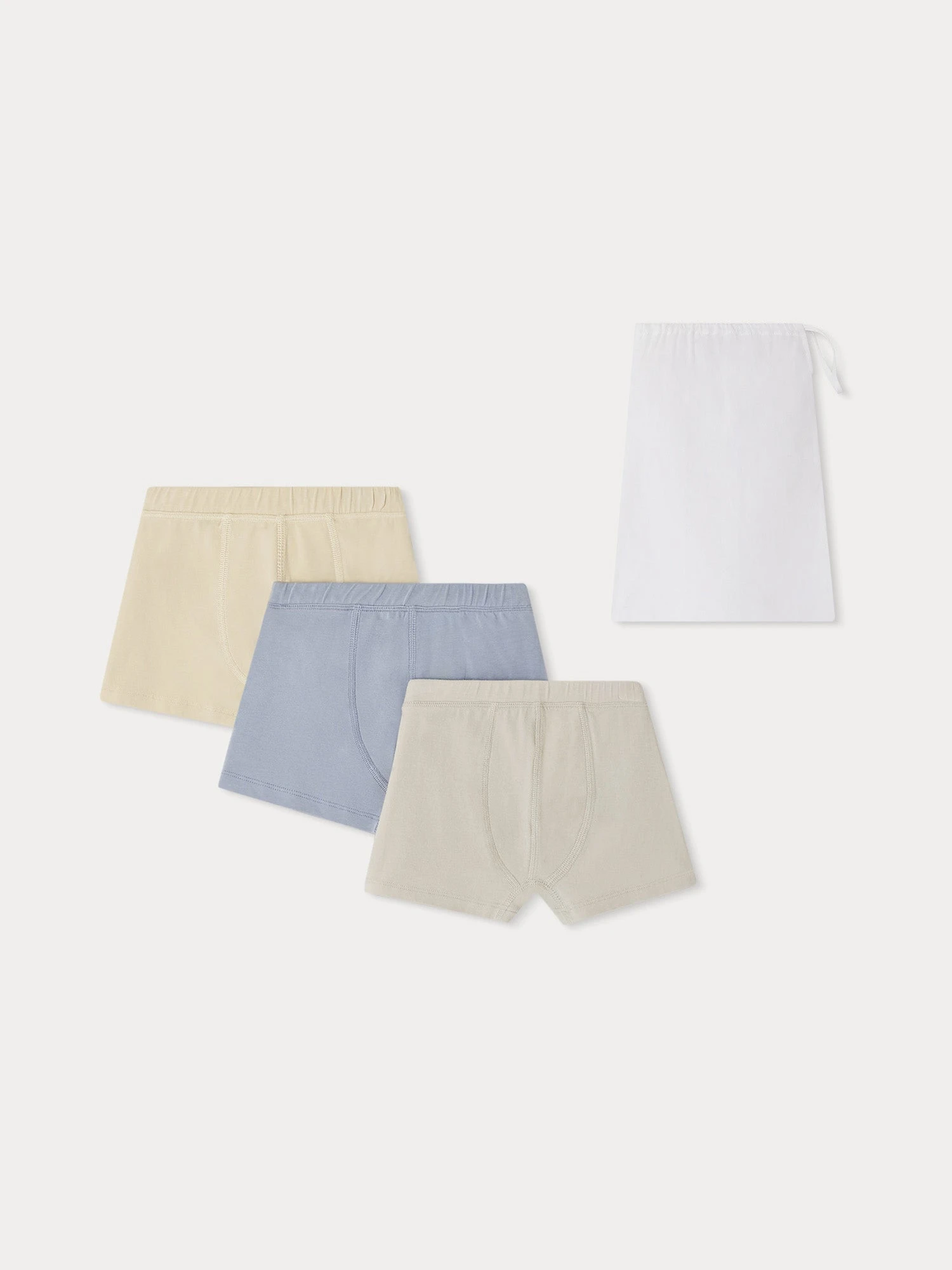 BONPOINT Lot De Caleçons Acal Bleu Gris 3 BONPOINT Lot De Caleçons Acal Bleu Gris